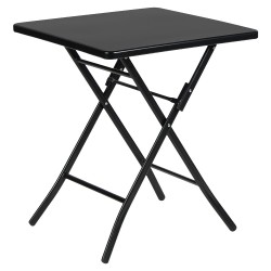 Τραπέζι Κήπου ArteLibre ASTRA Μαύρο Μέταλλο 60x60x70cm