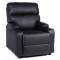 Πολυθρόνα Ανακλινόμενη ArteLibre RANA Μαύρο PU 80x95x103cm