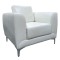Πολυθρόνα ArteLibre ELFRIC Λευκό PU 89x81x81cm