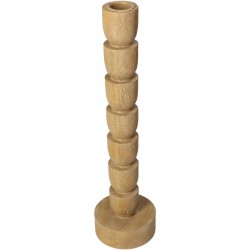 Κηροπήγιο ArteLibre Φυσικό Polyresin 8x8x30cm