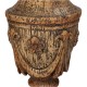 Κηροπήγιο ArteLibre Καφέ Polyresin 10x10x36.8cm