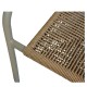 Πολυθρόνα Κήπου ArteLibre MOOREA Μπεζ/Φυσικό Αλουμίνιο/Rattan 58x56x79cm