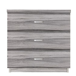 Συρταριέρα ArteLibre HAYHURST Γκρι Σκούρο Μοριοσανίδα/Μελαμίνη 60x40x63cm