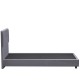 Κρεβάτι Μονό ArteLibre TAMAHAWK Γκρι Ύφασμα 212x106.5x106cm (Στρώμα 90x200cm)