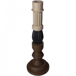 Κηροπήγιο ArteLibre Πολύχρωμο Polyresin 10x10x30cm