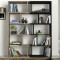 Βιβλιοθήκη ArteLibre Idra Ανοιχτό Καφέ/Σκούρο Καφέ 124x26x159cm