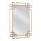 Καθρέπτης Τοίχου ArteLibre BELEN Χρυσό Μέταλλο/Γυαλί 80x1.5x50cm