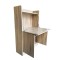 Γραφείο Πτυσσόμενο ArteLibre INDUS Φυσικό MDF/PU 80x30x131.5cm