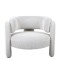 Πολυθρόνα ArteLibre ADRASTEA Λευκό Ύφασμα 94x88x73cm