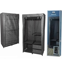 Ντουλάπα Γκρι 90x45x170cm