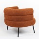 Πολυθρόνα ArteLibre CEREN Πορτοκαλί Ύφασμα/Μέταλλο/Ξύλο 87x80x70cm