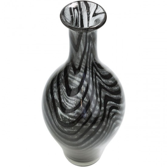 Βάζο ArteLibre Μαύρο Γυαλί 14x14x32.5cm