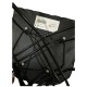 Καρέκλα Τραπεζαρίας ArteLibre SELVA Vintage Μαύρο PU/Μέταλλο 43x57x81cm
