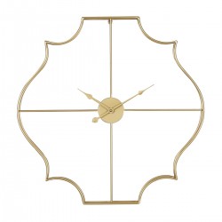 Ρολόι Τοίχου ArteLibre Χρυσό Μέταλλο 60x60x5cm