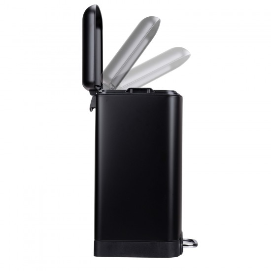 Κάδος Απορριμάτων 6lt Soft Close Μαύρο DIRT DEVIL