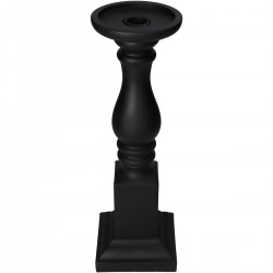 Κηροπήγιο ArteLibre Μαύρο Polyresin 10.2x10.2x32.5cm
