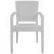 Καρέκλα Κήπου ArteLibre Λευκό Rattan 58x55x87cm