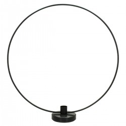 Κηροπήγιο ArteLibre Μαύρο Μέταλλο 38x8x40cm