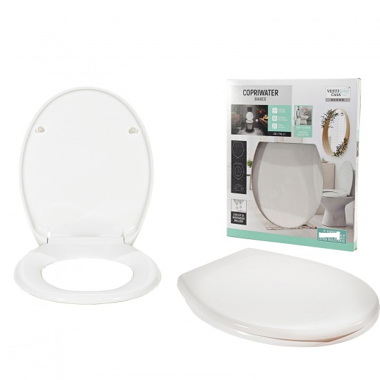 Κάλυμμα Λεκάνης Λευκό Duroplast 45x37cm