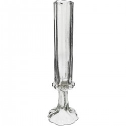 Βάζο ArteLibre Φλάουτο Χειροποίητο Διάφανο Γυαλί 8.5x8.5x33cm