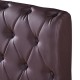 Κρεβάτι ArteLibre ARABIS Καφέ PU 220x160.5x120cm (Στρώμα 150x200cm)