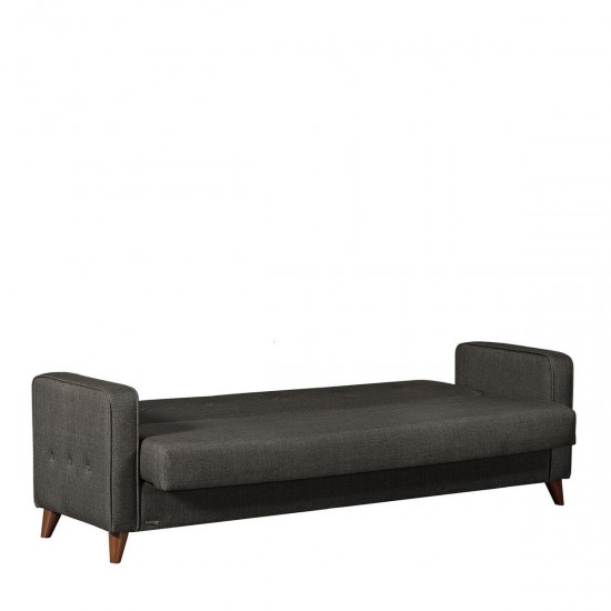 Καναπές Κρεβάτι Τριθέσιος ArteLibre GABRIEL 3S Γκρι 216x79x81cm