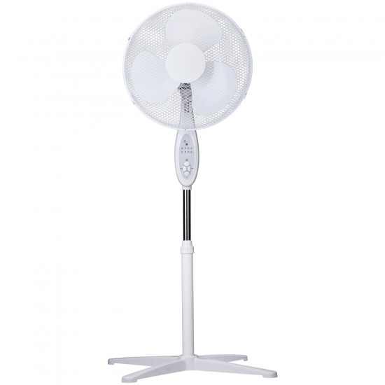 Ορθοστάτης Ανεμιστήρας Λευκό 230V 40cm 40W Με Τηλεχειριστήριο LIFETIME AIR
