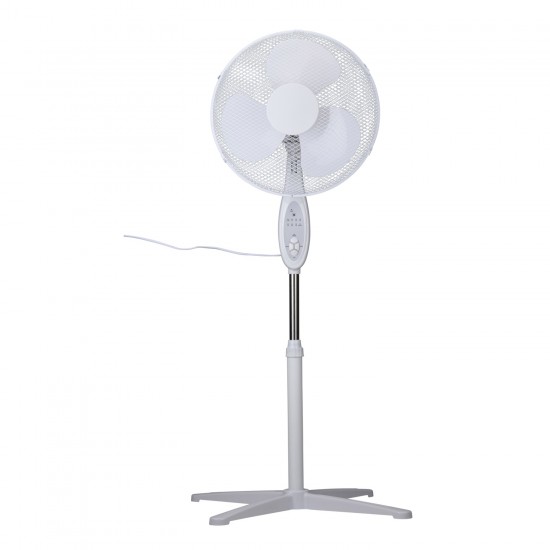 Ορθοστάτης Ανεμιστήρας Λευκό 230V 40cm 40W Με Τηλεχειριστήριο LIFETIME AIR