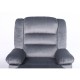 Πολυθρόνα Ανακλινόμενη ArteLibre CARINAE Γκρι Βελούδο 93x90x100cm