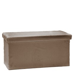 Πουφ Αναδιπλούμενο Τόρτορα Velure 76x38cm