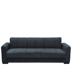 Καναπές Κρεβάτι Τριθέσιος ArteLibre HOMER Ανθρακί 226x78x78cm