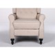 Πολυθρόνα Ανακλινόμενη ArteLibre ALNAIR Μπεζ Ύφασμα 78x85x104cm