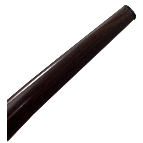Σκαμπό Bar ArteLibre MARANTA Μαύρο/Καρυδί PP/Μέταλλο 45x46x97cm