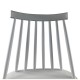 Σκαμπό Bar ArteLibre MARANTA Λευκό/Καρυδί PP/Μέταλλο 45x46x97cm