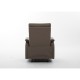 Πολυθρόνα Ανακλινόμενη ArteLibre TALITHA Καφέ PU 79x97x101cm