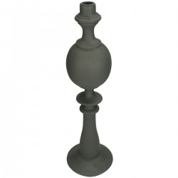 Κηροπήγιο ArteLibre Γκρι Polyresin 13x13x44cm