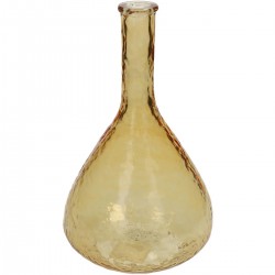 Βάζο ArteLibre Ώχρα Ανακυκλωμένο Γυαλί 15.2x15.2x25.4cm