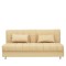Καναπές Κρεβάτι Τριθέσιος ArteLibre LAURA Μουσταρδί 190x84x86cm
