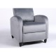 Πολυθρόνα Ανακλινόμενη ArteLibre ATRIA Γκρι Βελούδο 67.5x90x104cm