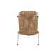 Καρέκλα Κήπου ArteLibre TINKISSO Λευκό/Φυσικό Αλουμίνιο/Rattan 45x63x82cm