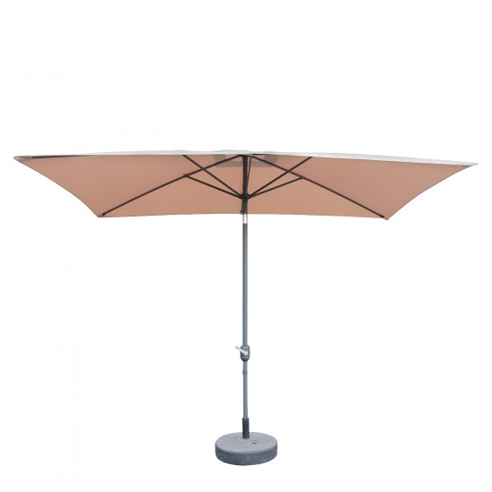 Ομπρέλα Κήπου ArteLibre ARONA Μόκα/Ανθρακί Αλουμίνιο/Polyester 3x2x2.53m