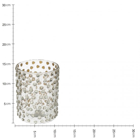 Κηροπήγιο ArteLibre Διάφανο Γυαλί 10x10x13cm