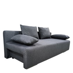 Καναπές Κρεβάτι Τριθέσιος ArteLibre URBAN LOUNGE 3S Σκούρο Γκρι Ύφασμα 194x93x72cm