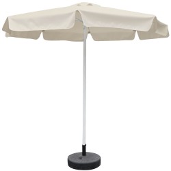 Ομπρέλα Κήπου ArteLibre VALENARE Εκρού/Λευκό Μέταλλο/Polyester Φ2.35m