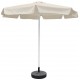 Ομπρέλα Κήπου ArteLibre VALENARE Εκρού/Λευκό Μέταλλο/Polyester Φ2.35m