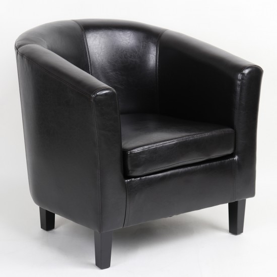 Πολυθρόνα ArteLibre FIORELLA Καφέ PU 73x69x75cm