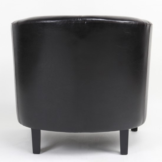 Πολυθρόνα ArteLibre FIORELLA Καφέ PU 73x69x75cm