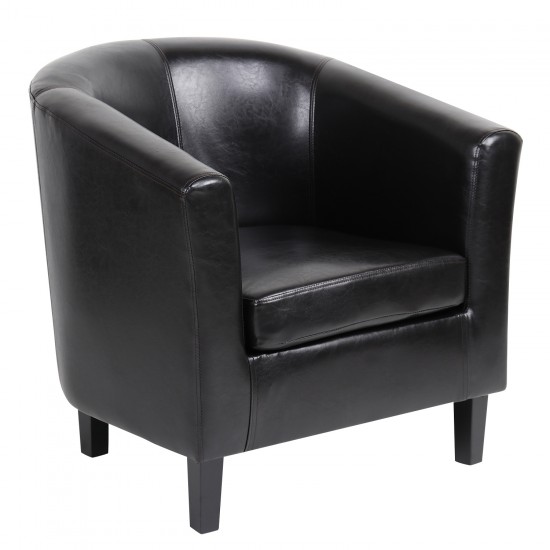 Πολυθρόνα ArteLibre FIORELLA Καφέ PU 73x69x75cm