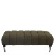 Παγκάκι Ottoman ArteLibre KUBO Πράσινο Ύφασμα Teddy/Μέταλλο 40x116.5x50cm