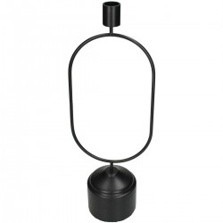 Κηροπήγιο ArteLibre Μαύρο Μέταλλο 13x8.5x36cm